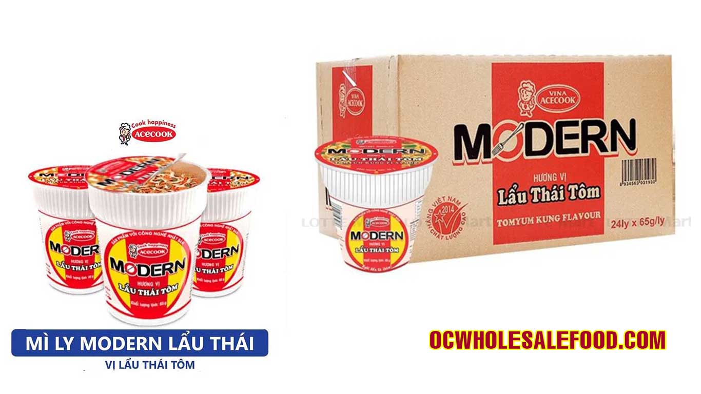 Đánh giá sản phẩm Acecook Thai Shrimp Hot Pot Flav Cup Noodle (Mì Lẩu Thái Tôm)